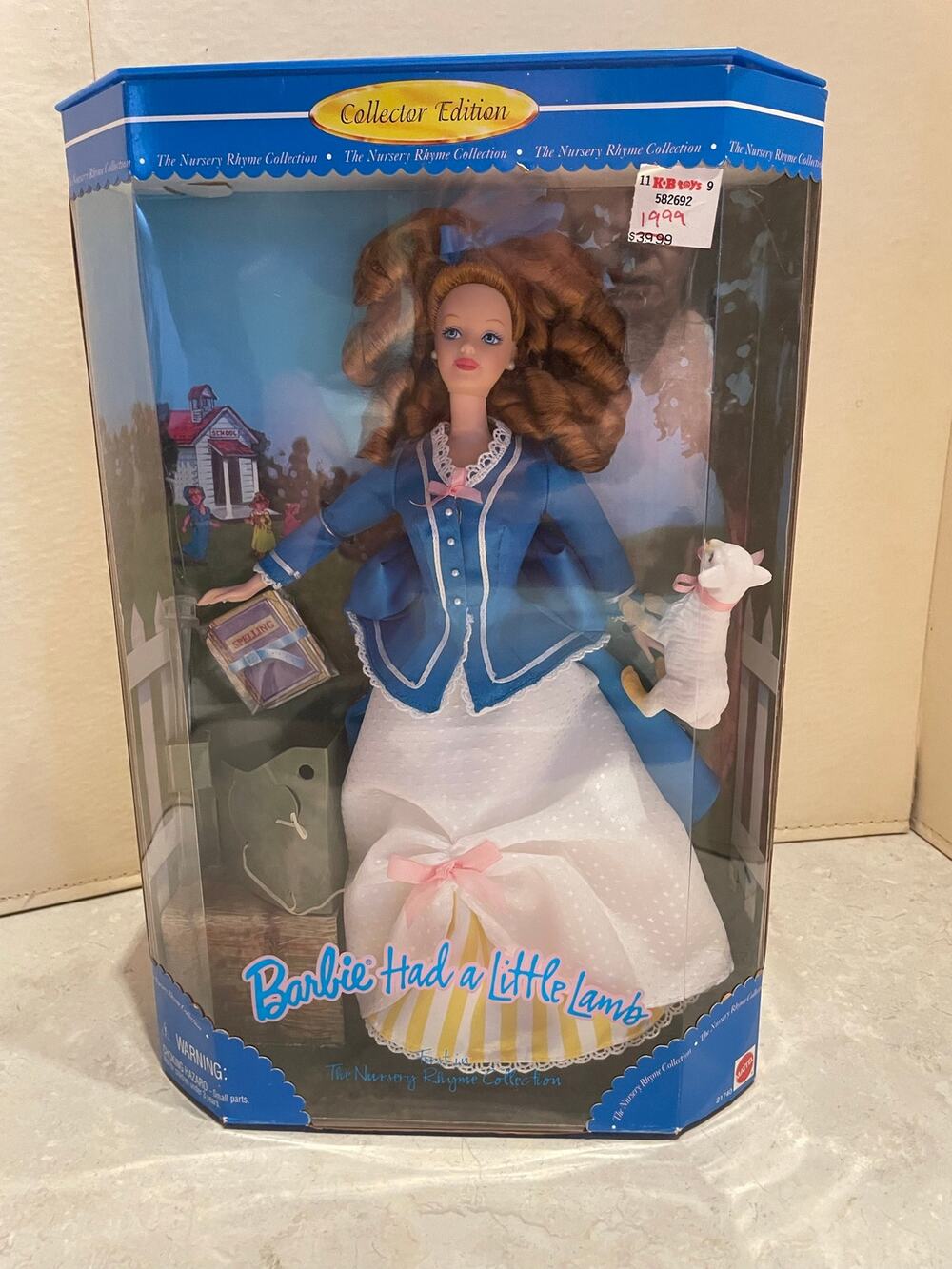 Vintage Barbie Barbie had a little lamb 1998 collectors edition NOS